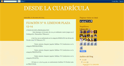 Desktop Screenshot of desdelacuadricula.blogspot.com