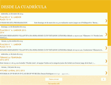 Tablet Screenshot of desdelacuadricula.blogspot.com