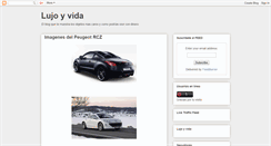 Desktop Screenshot of lujoyvida.blogspot.com