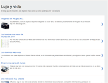 Tablet Screenshot of lujoyvida.blogspot.com