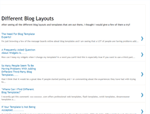 Tablet Screenshot of differentbloglayouts.blogspot.com