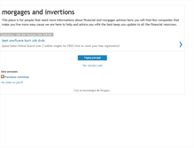 Tablet Screenshot of morgagesandinvertions.blogspot.com