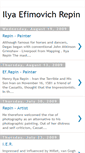 Mobile Screenshot of ilyaefimovichrepin.blogspot.com