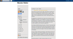 Desktop Screenshot of meester-stefan.blogspot.com