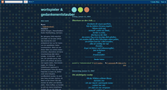 Desktop Screenshot of gedanken--worte.blogspot.com