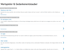 Tablet Screenshot of gedanken--worte.blogspot.com