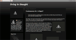 Desktop Screenshot of livinginthought.blogspot.com