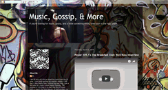 Desktop Screenshot of musicgossipmore.blogspot.com