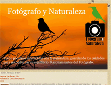 Tablet Screenshot of fotografoynaturaleza.blogspot.com