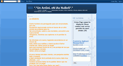 Desktop Screenshot of angelenlasnubes.blogspot.com