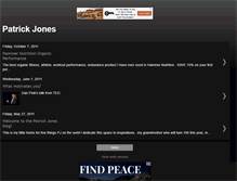 Tablet Screenshot of patrickrjones.blogspot.com