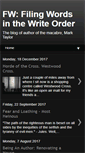 Mobile Screenshot of filingwords.blogspot.com