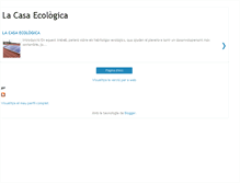Tablet Screenshot of casaecologica-tecnologia.blogspot.com