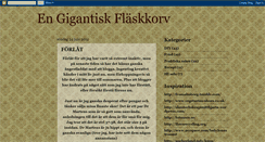 Desktop Screenshot of engigantiskflaskkorv.blogspot.com