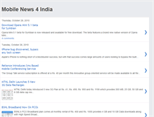 Tablet Screenshot of mobilenews4india.blogspot.com
