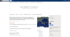 Desktop Screenshot of blurbbits-sample.blogspot.com