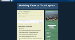 Desktop Screenshot of modelingwater.blogspot.com