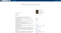 Desktop Screenshot of christian-collection.blogspot.com