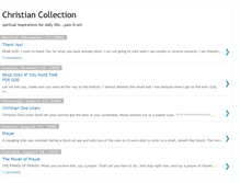 Tablet Screenshot of christian-collection.blogspot.com