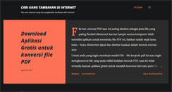 Desktop Screenshot of cariuangtambahan.blogspot.com