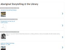 Tablet Screenshot of aboriginalstorytellingatthelibrary.blogspot.com