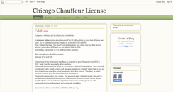 Desktop Screenshot of chicagochauffeurlicense.blogspot.com