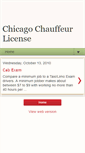 Mobile Screenshot of chicagochauffeurlicense.blogspot.com