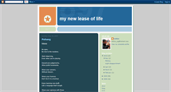 Desktop Screenshot of mynewleaseoflife.blogspot.com