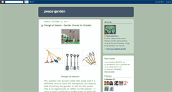 Desktop Screenshot of peaceonearthgarden.blogspot.com