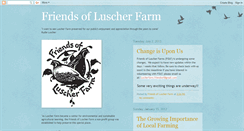 Desktop Screenshot of friendsofluscherfarm.blogspot.com