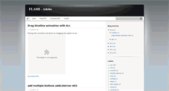 Desktop Screenshot of flashactionscripting.blogspot.com