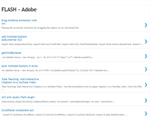 Tablet Screenshot of flashactionscripting.blogspot.com