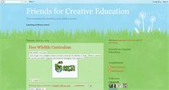 Desktop Screenshot of friendsforcreativeeducation.blogspot.com