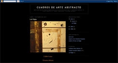 Desktop Screenshot of cuadrosdearteabstracto.blogspot.com