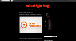 Desktop Screenshot of mixedfightclub.blogspot.com