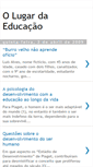 Mobile Screenshot of lugardaeducacao.blogspot.com