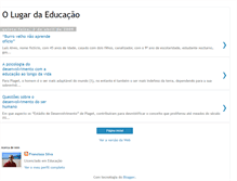 Tablet Screenshot of lugardaeducacao.blogspot.com
