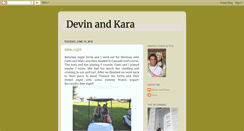 Desktop Screenshot of devinandkara.blogspot.com