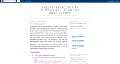 Desktop Screenshot of ameliepedagogiefantaisies-enseignants.blogspot.com