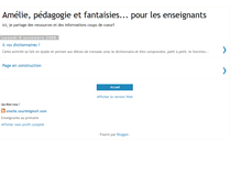 Tablet Screenshot of ameliepedagogiefantaisies-enseignants.blogspot.com