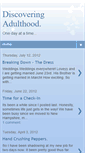 Mobile Screenshot of discoveringadulthood.blogspot.com