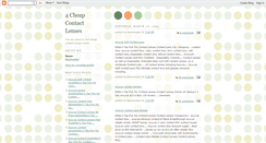 Desktop Screenshot of 4contactlenses.blogspot.com