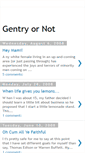 Mobile Screenshot of gentryornot.blogspot.com