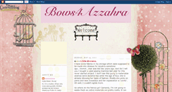 Desktop Screenshot of bows4azzahra.blogspot.com