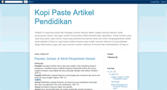 Desktop Screenshot of pendidikan4all.blogspot.com