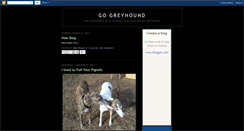 Desktop Screenshot of gogreyhound.blogspot.com