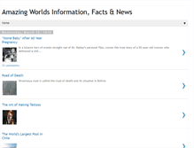 Tablet Screenshot of amazingworldsinfo.blogspot.com