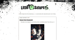 Desktop Screenshot of littlesaturn6.blogspot.com