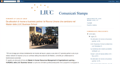 Desktop Screenshot of liuccomunicatistampa.blogspot.com