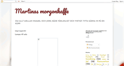 Desktop Screenshot of martinasmorgonkaffe.blogspot.com